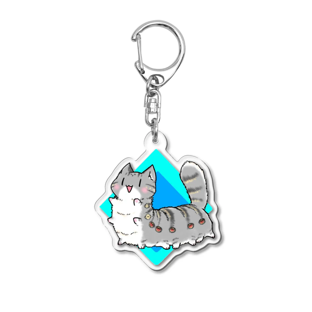 サナギノのねこもむし Acrylic Key Chain