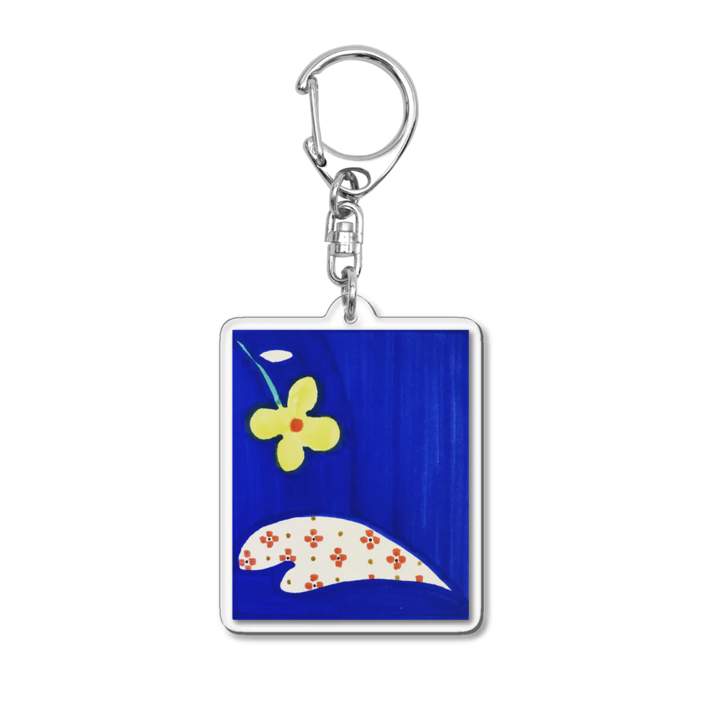 zimei-diary の花と翼 Acrylic Key Chain