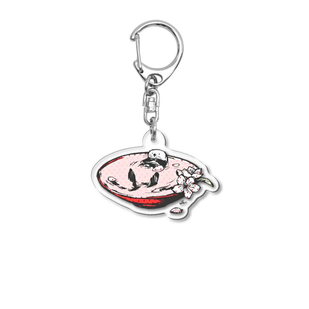 rakkosoda / コマイの3月のラッコ Acrylic Key Chain