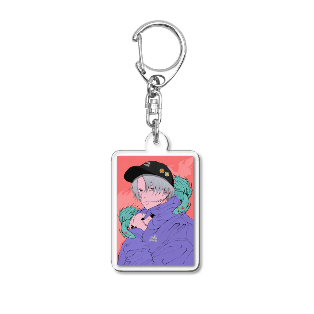 アシュラ✴︎アスラのオサカナゾンビ君 Acrylic Key Chain