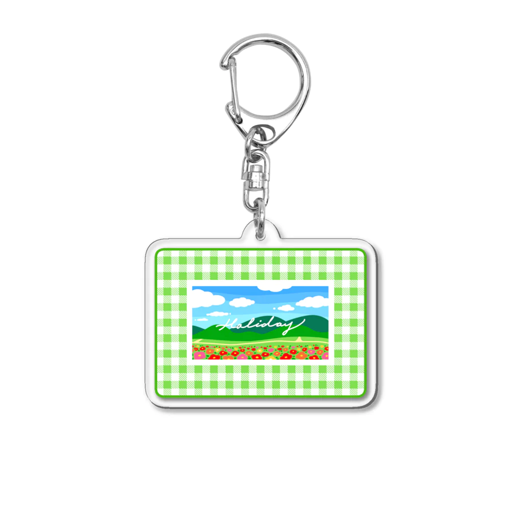 今日のおすすめのholiday_green Acrylic Key Chain