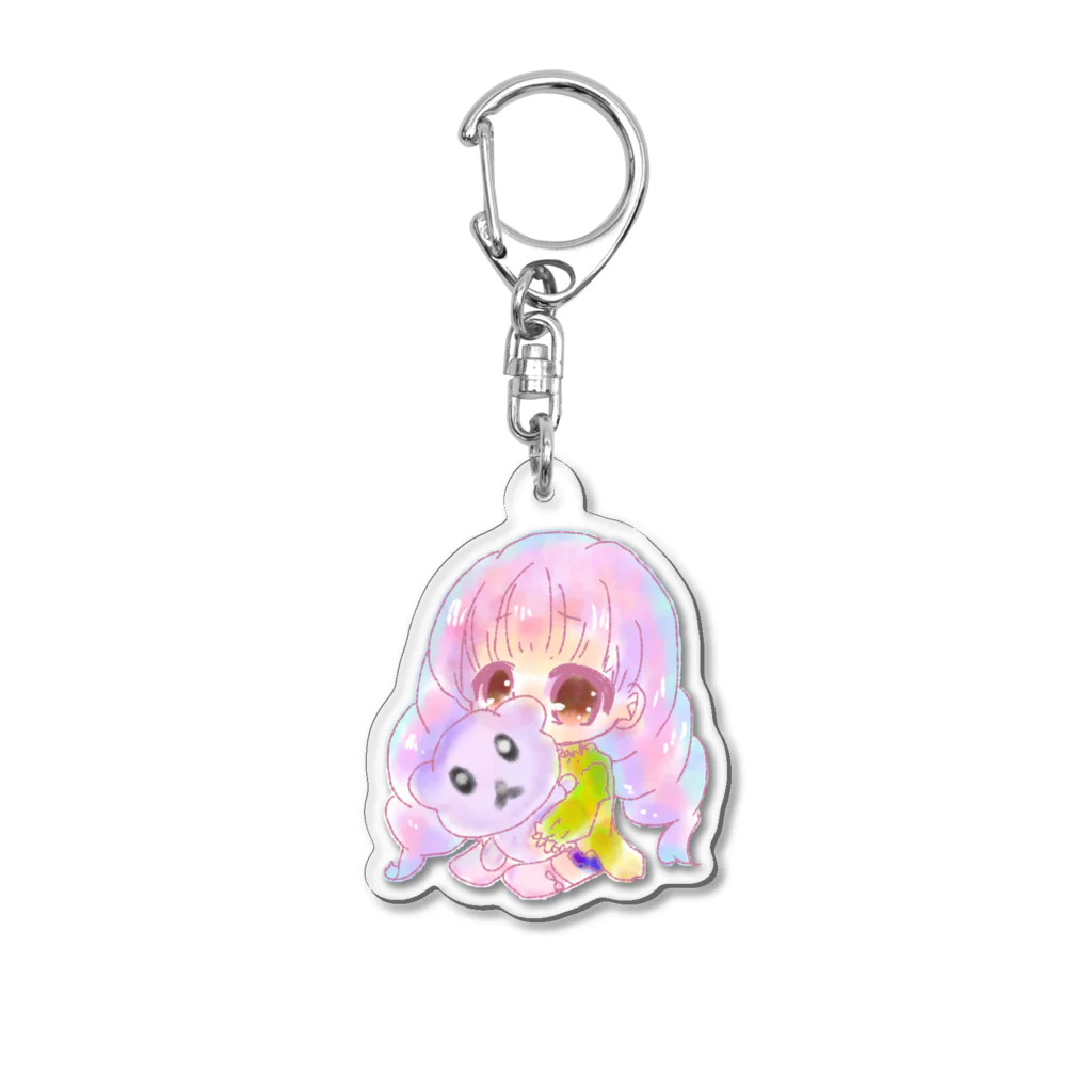 詩音乃の園児ちゃん女の子(あるむちゃん) Acrylic Key Chain