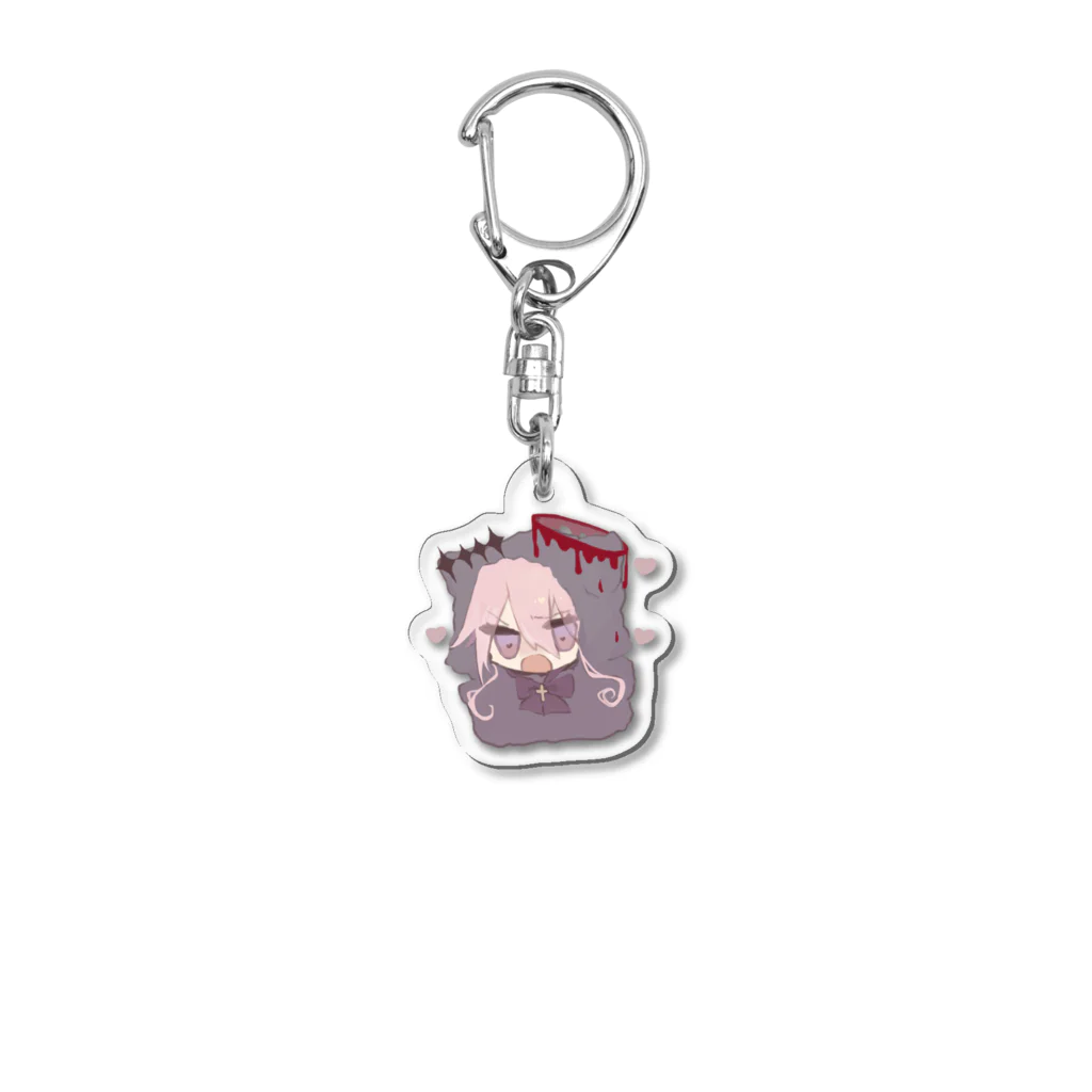 ⛪のもこもこねこ・杯聖 Acrylic Key Chain