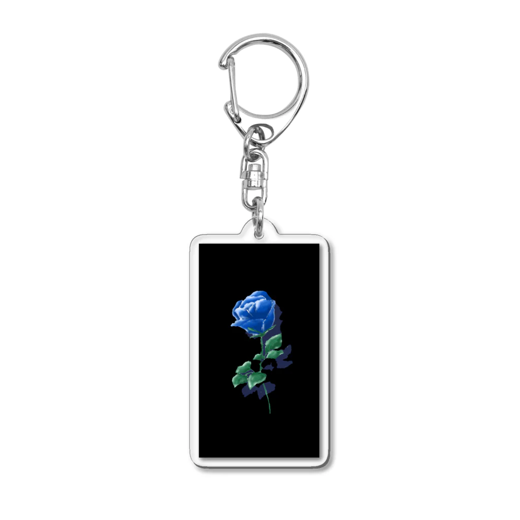 Blue Rose のBlue Rose Acrylic Key Chain