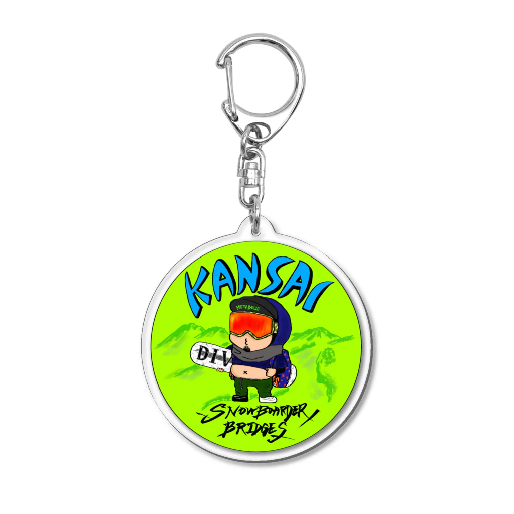 KANSAI SNOWBORDSのKANSAI SNOWBORDS Acrylic Key Chain