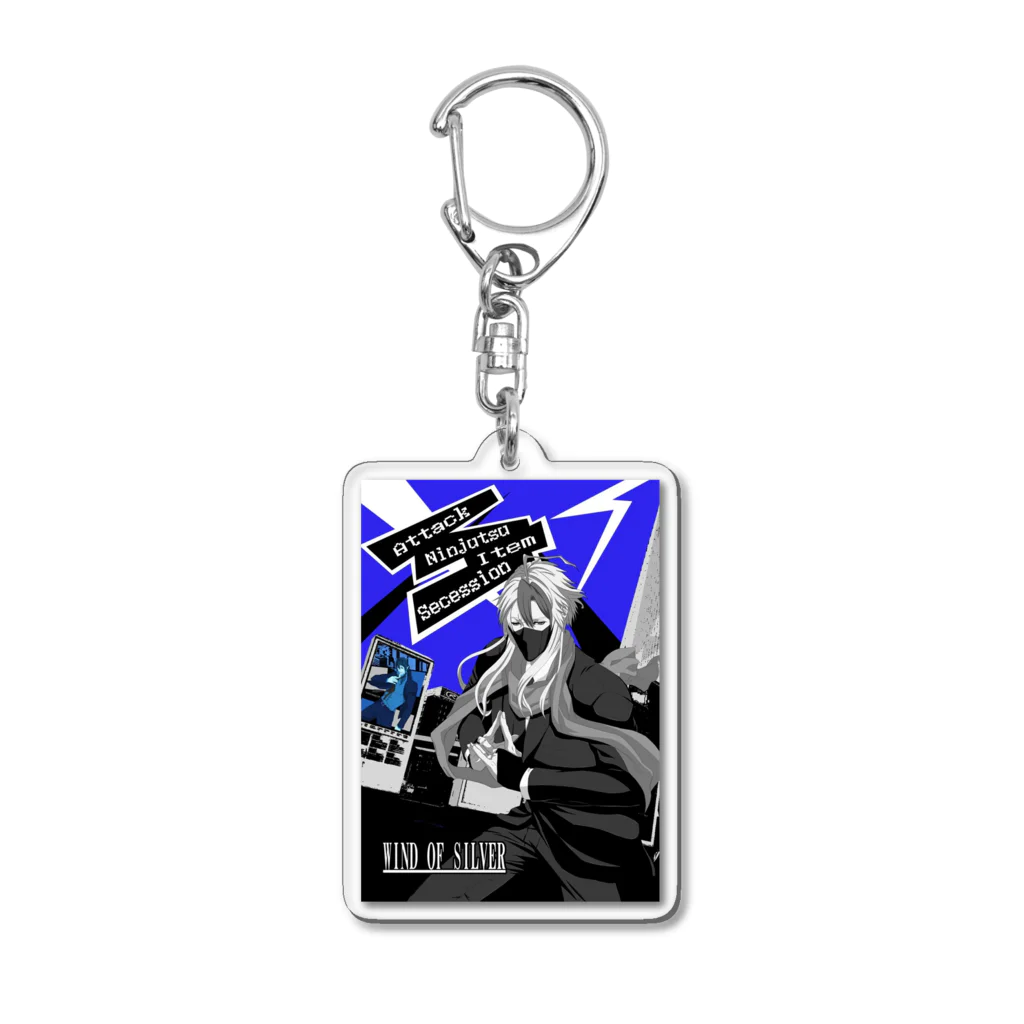 WIND-OF-SILVERのスタイリッシュ夜叉 Acrylic Key Chain