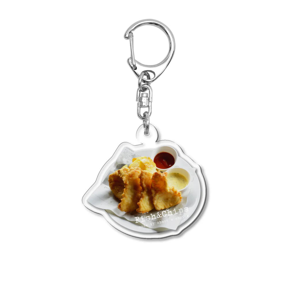 I am chadのFish and Chips (フィッシュアンドチップス) Acrylic Key Chain