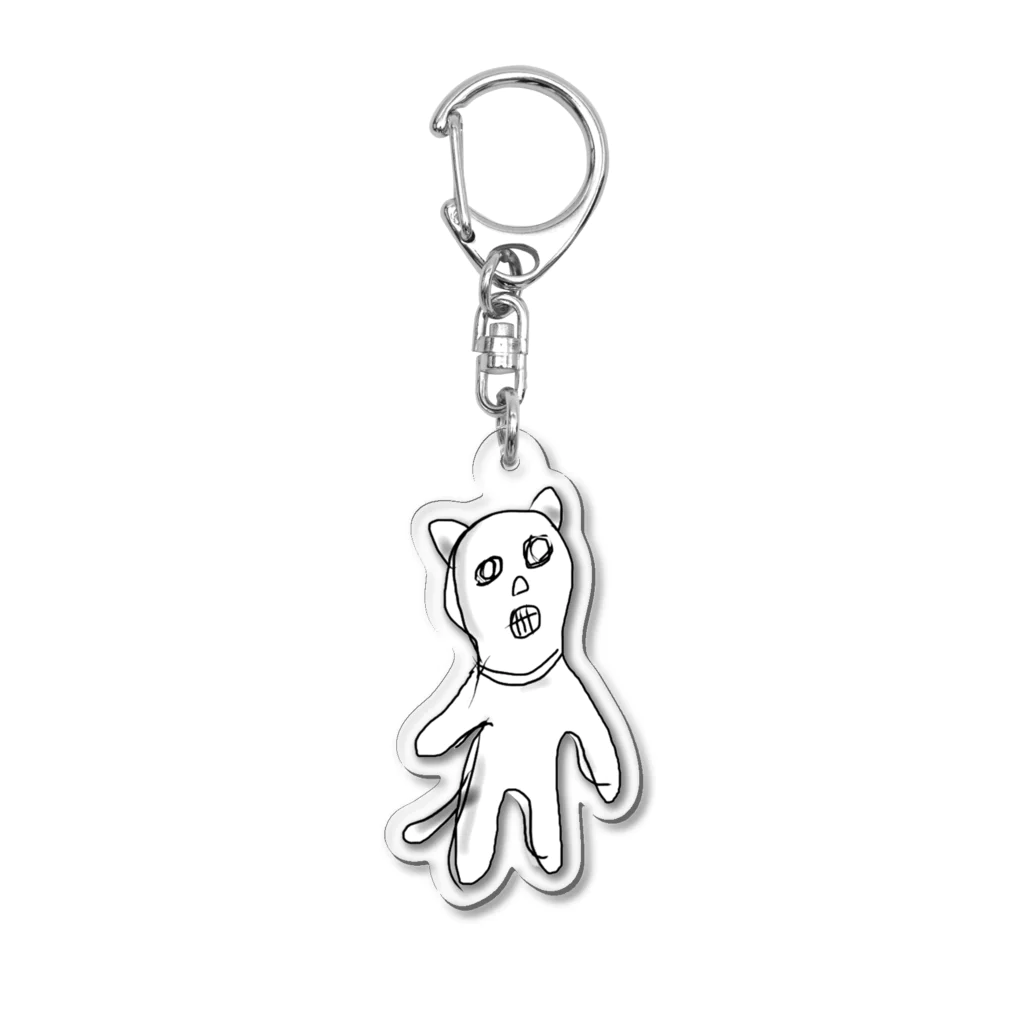 ﾍﾞﾀの飼いやすいペット Acrylic Key Chain