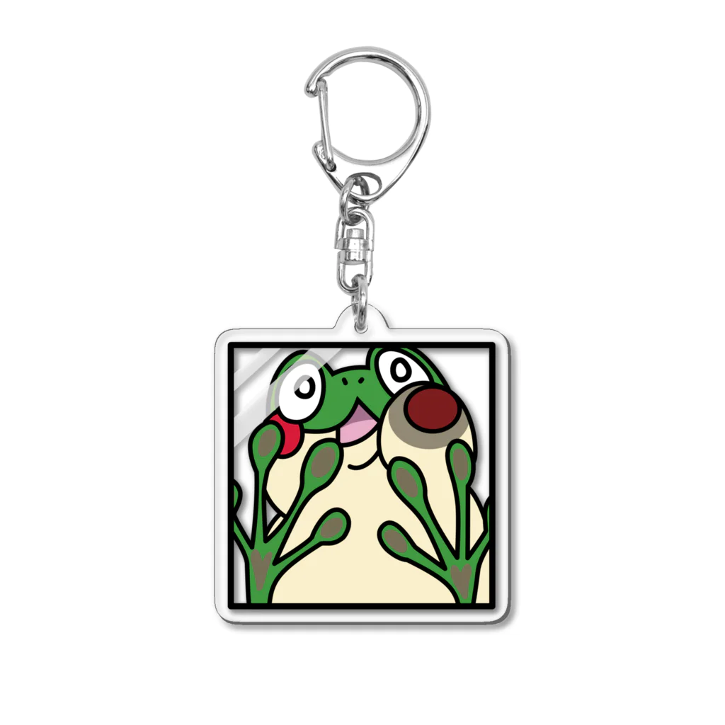 にあしもん　ピコくん店のピコくん見てるよｫ！ Acrylic Key Chain