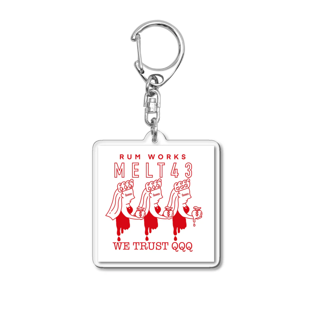 FOR INVESTORS-RUM WORKS (ラムワークス)のQQQ Acrylic Key Chain