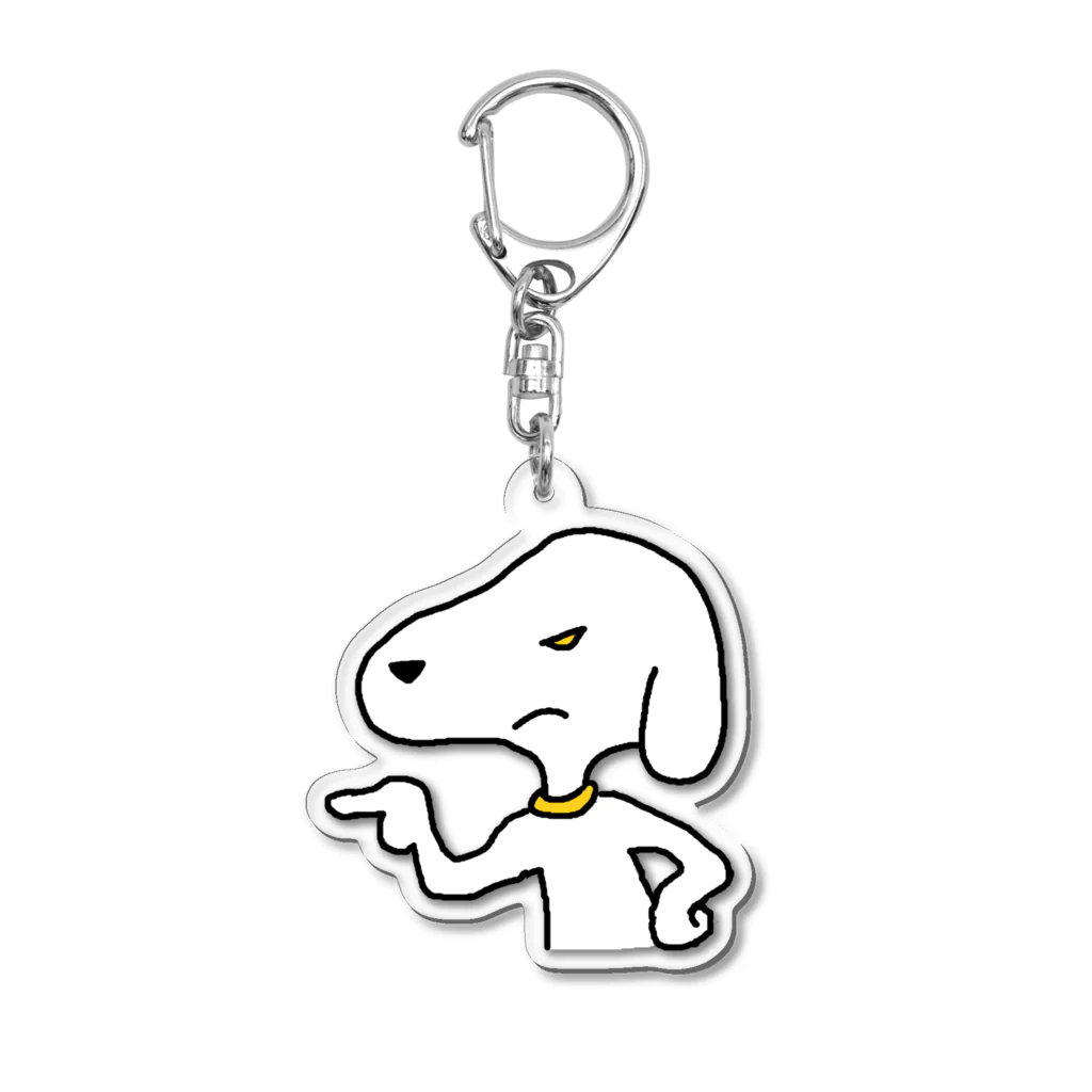 ﾍﾞﾀのわるいイヌ Acrylic Key Chain