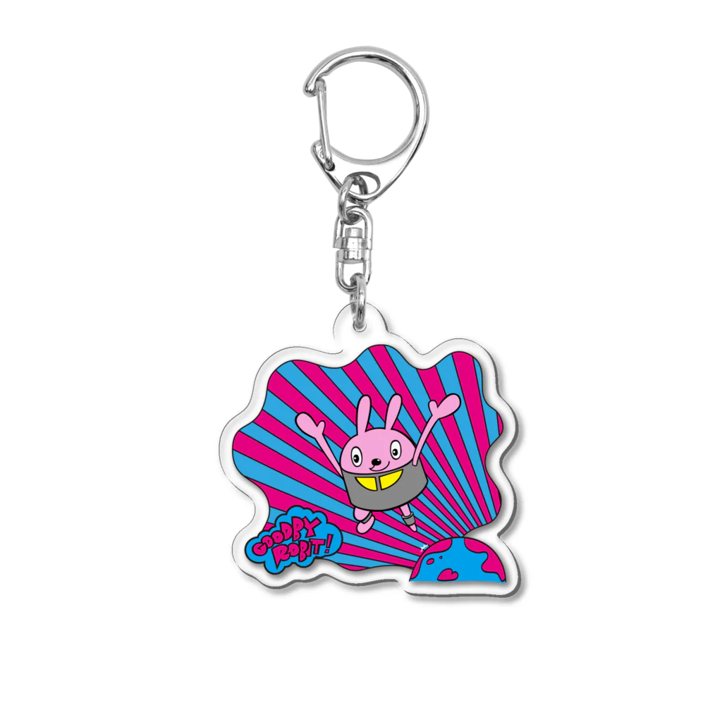 バンズオリジナルの<GBR>COSMIC ロビット Acrylic Key Chain