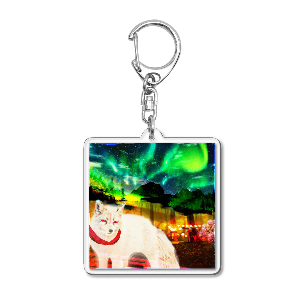 Laugh Rain Laboのrevontulet / 狐火 Acrylic Key Chain