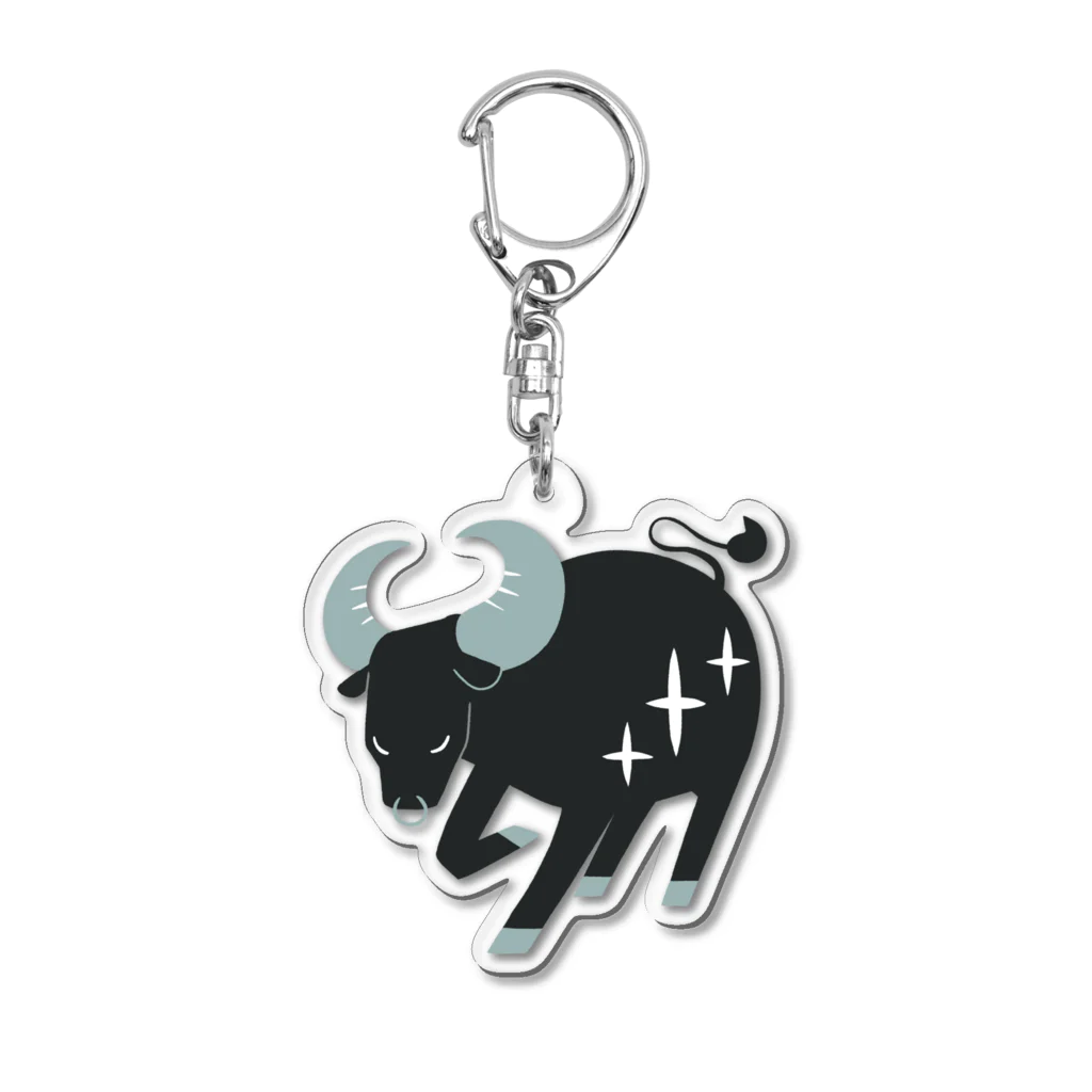 気まぐれサト公のおミせばのホシエト　おうし座 Acrylic Key Chain