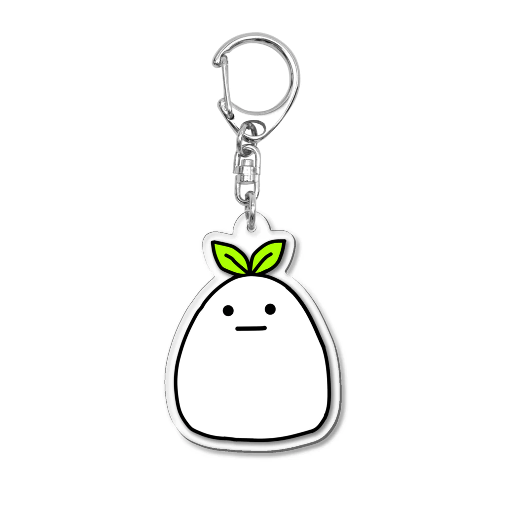 工作室ポキータの葉っぱちゃん Acrylic Key Chain