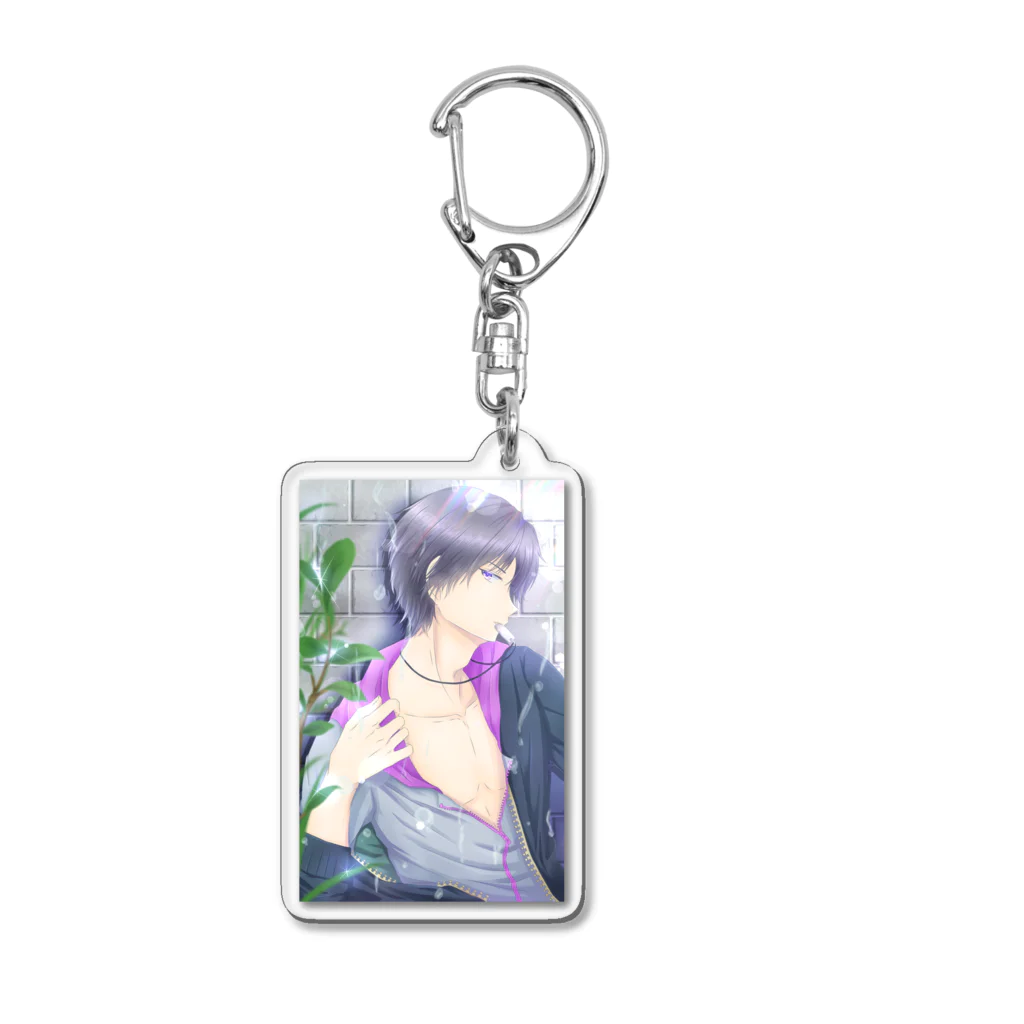 kuuha_hiyamaのオリジナルメンズ☆煉瓦 Acrylic Key Chain