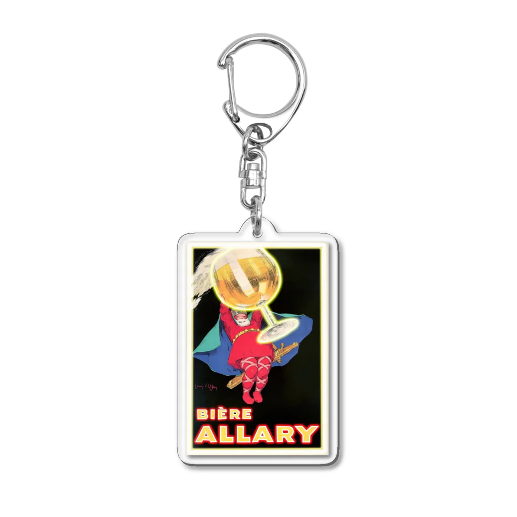 レトロネオンのビール.neo Acrylic Key Chain