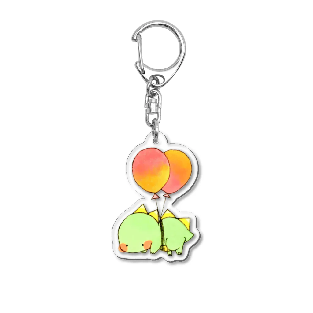 ぺぺちゅんの風船かいじゅうベビー Acrylic Key Chain