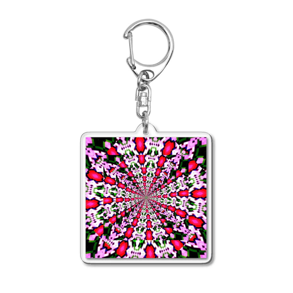 MINTのmandara-red Acrylic Key Chain