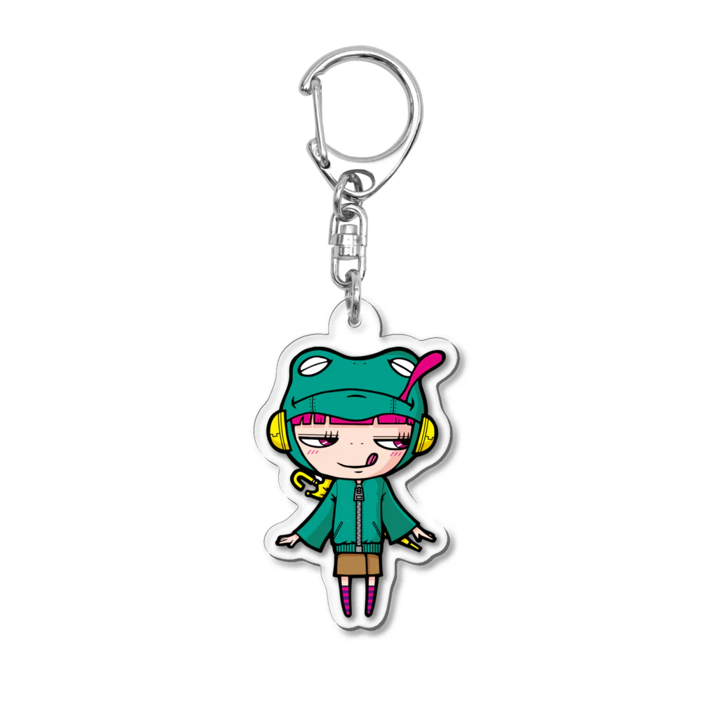 ぼちこの店のアメフリFLOG GIRL Acrylic Key Chain