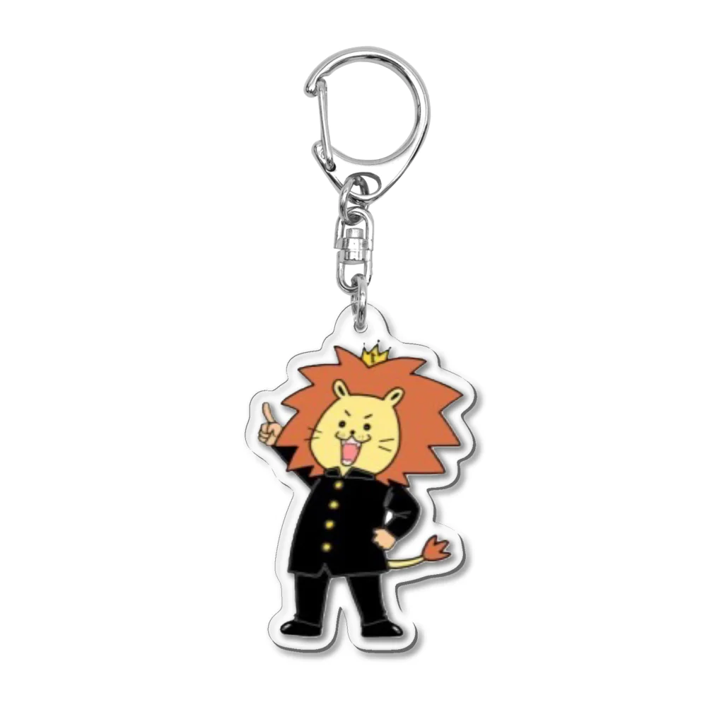 早稲田大学応援部「わーおくんショップ」のわーおくん(イラスト) Acrylic Key Chain