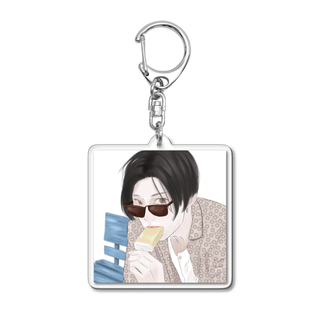 マルボロ店のクール(アイス)な男の子🍦 Acrylic Key Chain