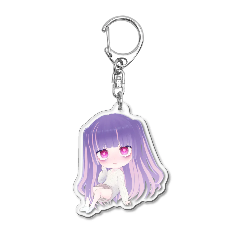 あくむ病院の鈴子らん 春爛漫【メンヘラVTuber】 Acrylic Key Chain