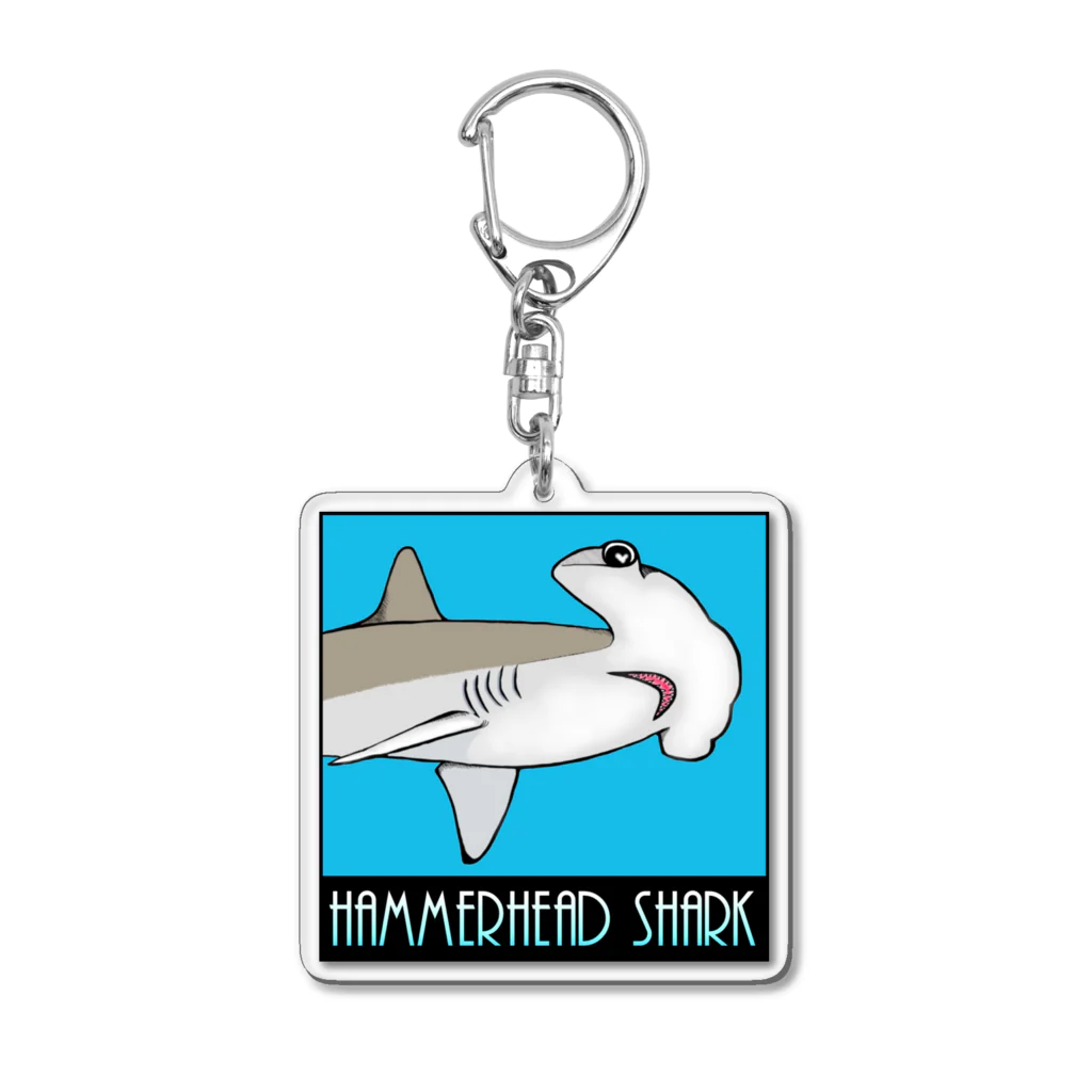 LalaHangeulのHammerhead shark(撞木鮫) Acrylic Key Chain