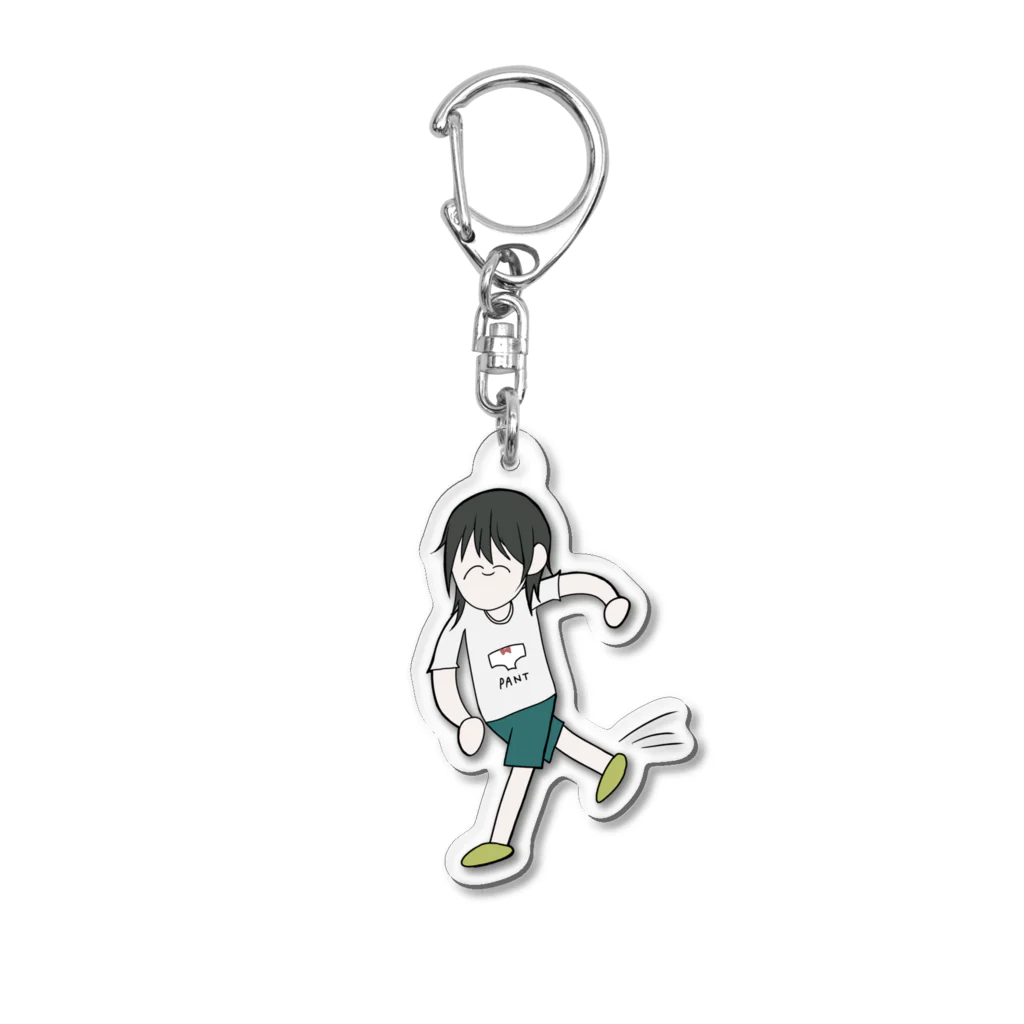 木の実の走る三太郎くん Acrylic Key Chain