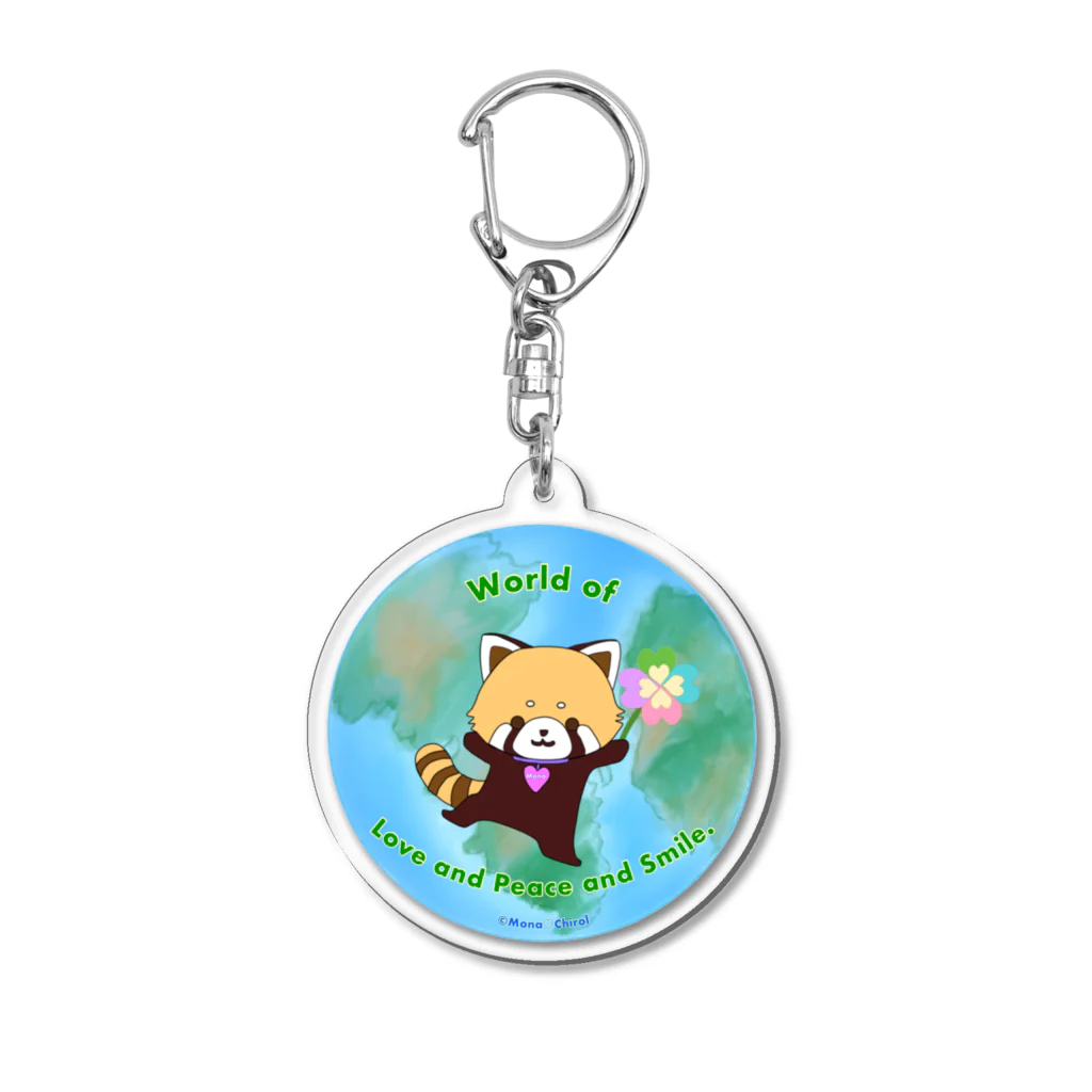 Mona♡ChirolのWorld of Love＆Peace＆Smile Vol.⑤ｰMonaくんver.ｰ Acrylic Key Chain