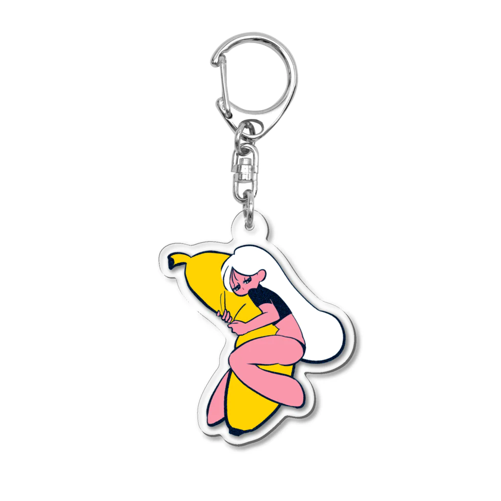 HO NO JIのバナナchiho Acrylic Key Chain