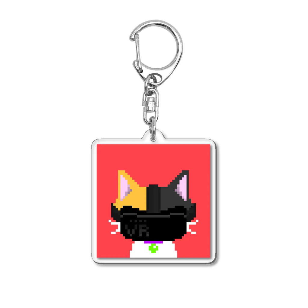 Grumpy kittensのGrumpy kittens #015 Acrylic Key Chain