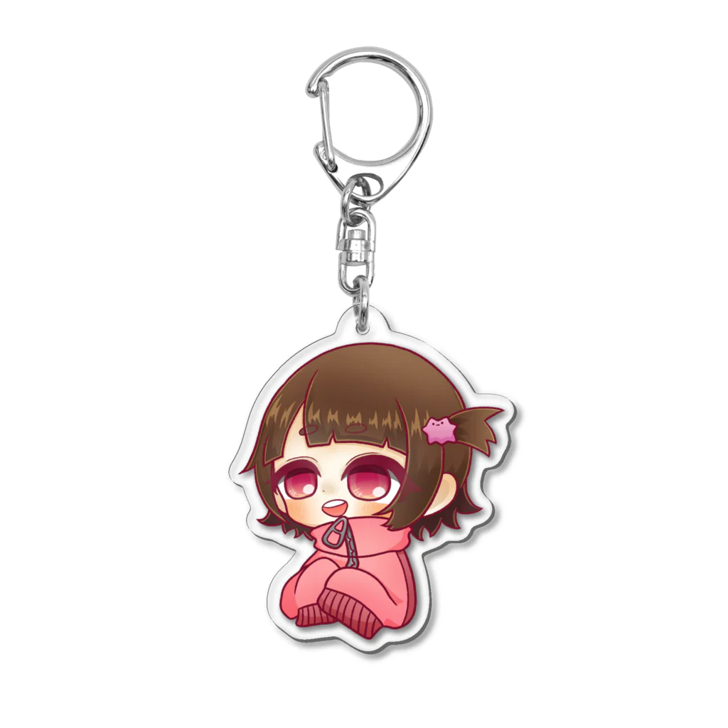 ゆんま!🧸イラスト依頼受付中!!のゆんまキーホルダー Acrylic Key Chain