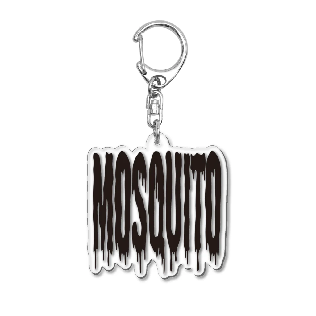 LIVEHOUSE MOSQUITOのシタタリロゴ Acrylic Key Chain