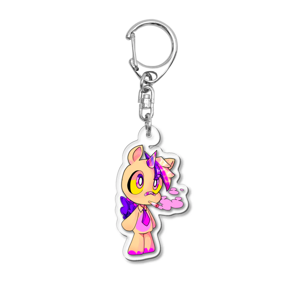 毒夢工房のユニコーンくん Acrylic Key Chain