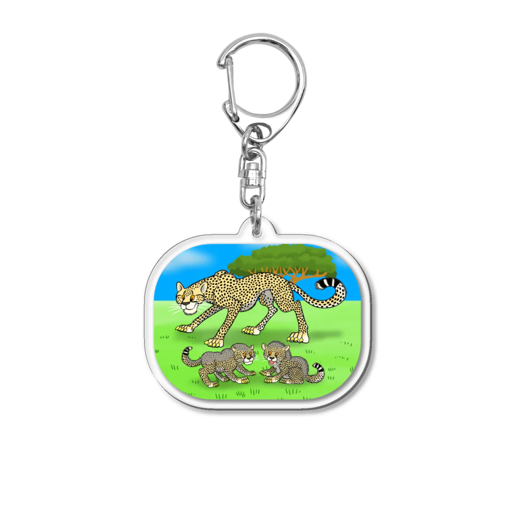 ZOO TYPHOONのチーター Acrylic Key Chain