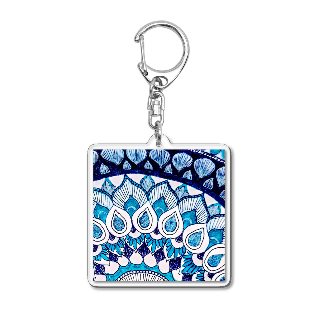 smarritaのあおまる Acrylic Key Chain