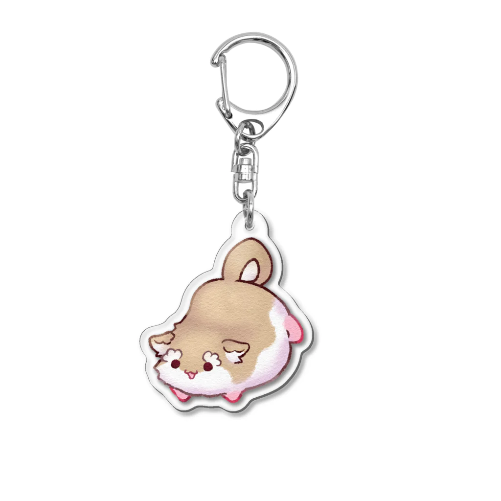 やわまる。のはむじゃくし１（ロボ） Acrylic Key Chain