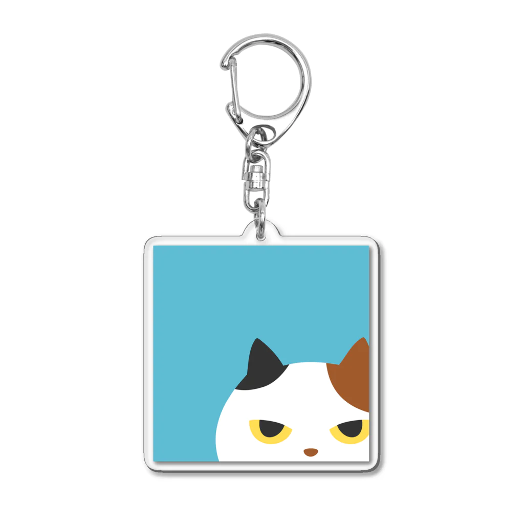 まさきち商店の三毛猫ちゃん（カラー） Acrylic Key Chain