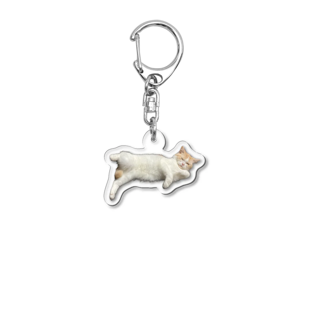 みきぷるんっのよこたわるこまち Acrylic Key Chain