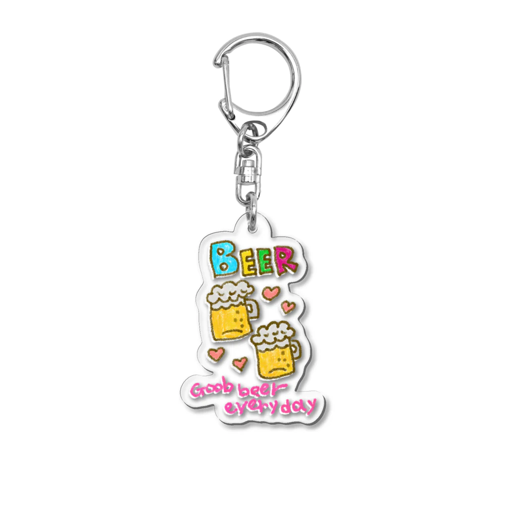 Siderunの館 B2のクレヨン DE びーる Acrylic Key Chain