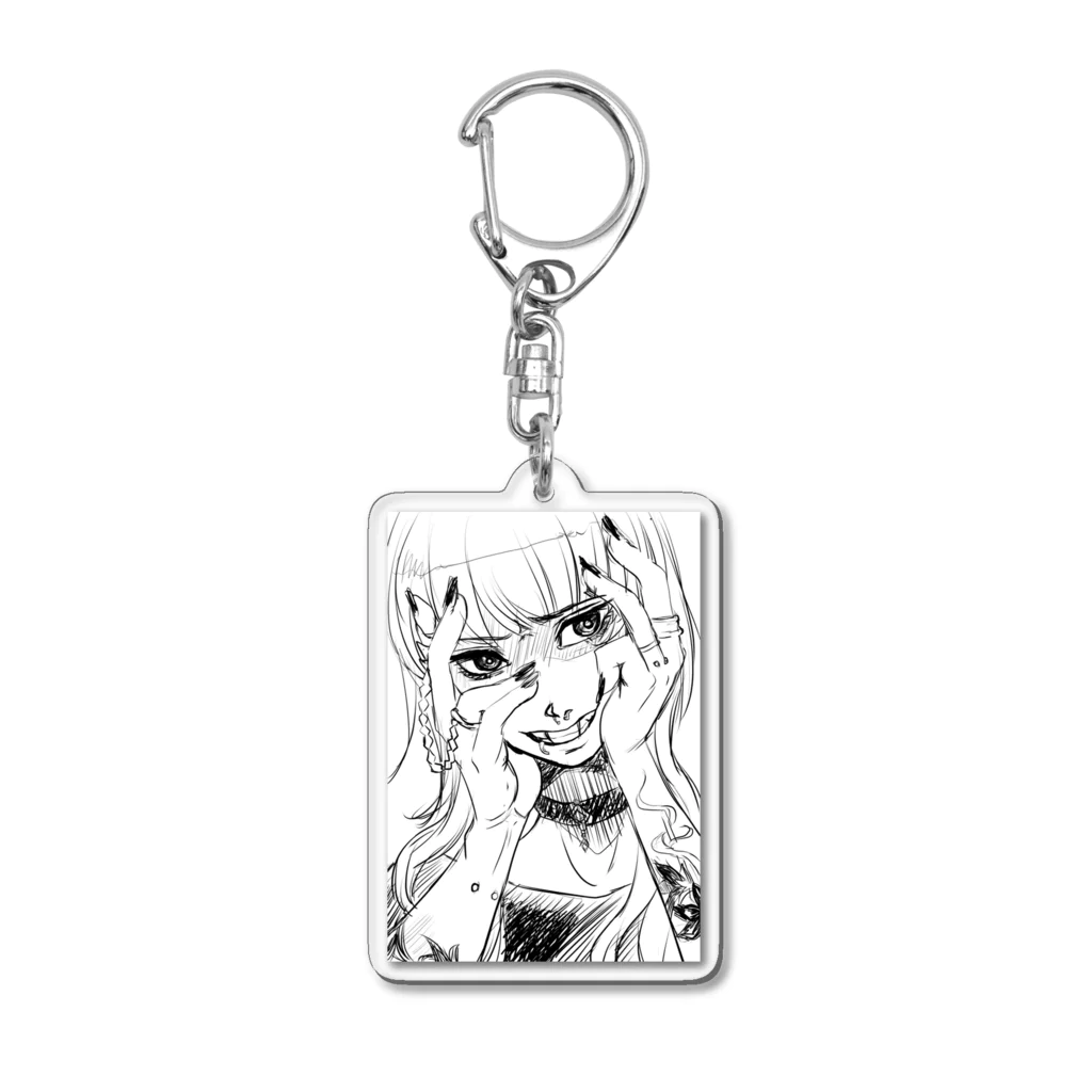 Magnetismのピアス女子 Acrylic Key Chain