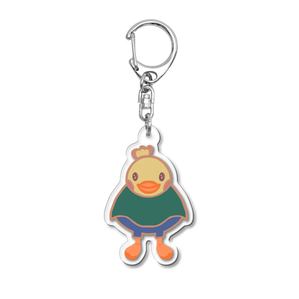 P SHOP!の世界を旅するアヒルくんのキーホルダー Acrylic Key Chain