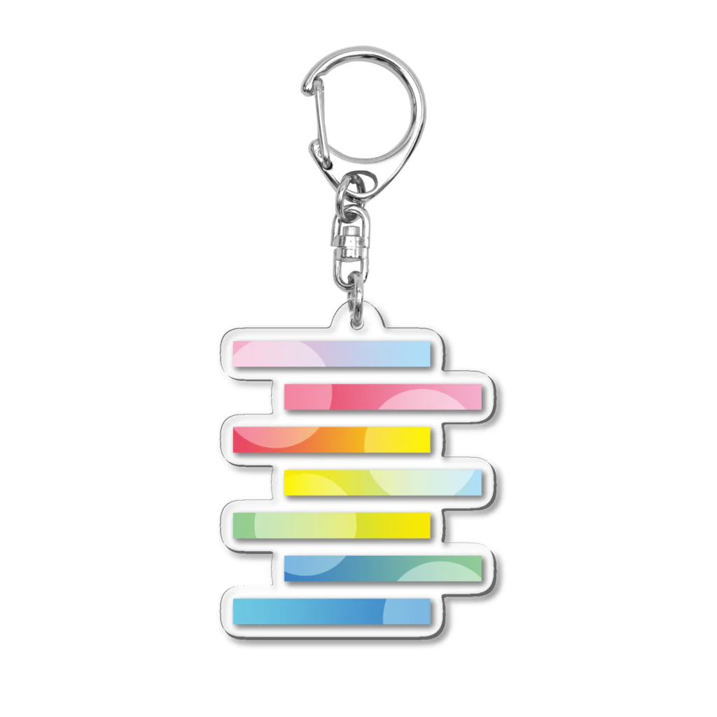 ほうせきやさんのカラフル付箋 Acrylic Key Chain