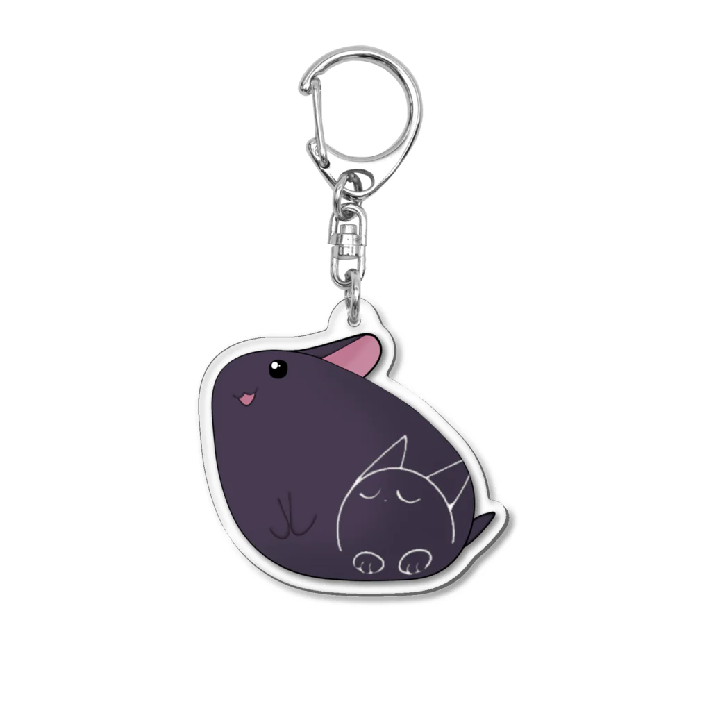 闇瀬うつのママとみーくん Acrylic Key Chain