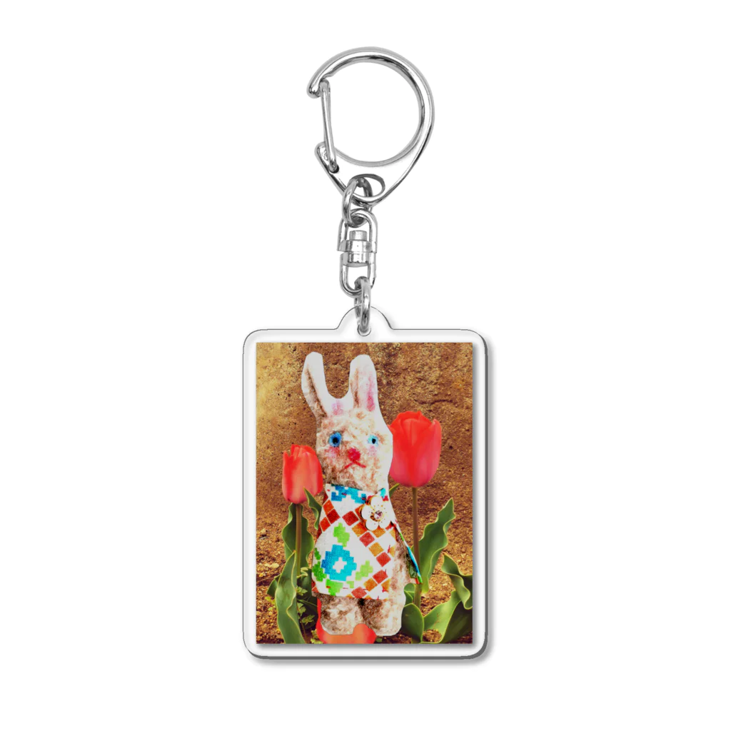 ＲＡＢＩＭＩＷのチューリップうさぎ Acrylic Key Chain