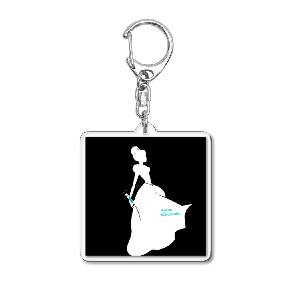 fmotaru-ayakakishimotoの岸本彩夏の歌姫グッズ2 Acrylic Key Chain