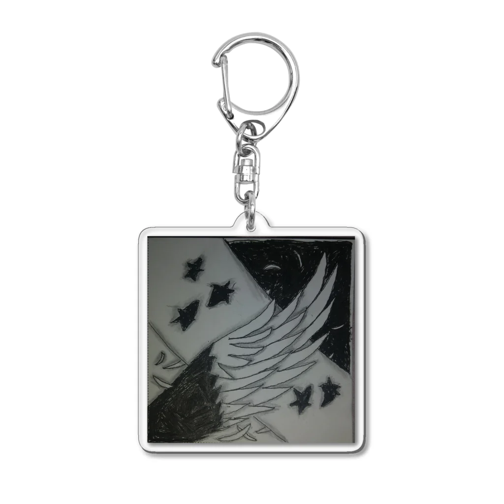 煮干し/Sardinaの堕天〜Fallen angel〜 Acrylic Key Chain