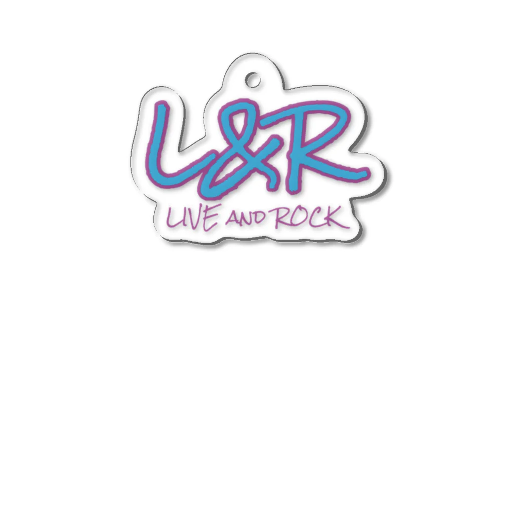 L&RのL&R  LIVE and ROCK Acrylic Key Chain