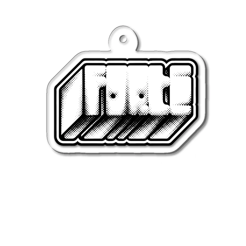 forteworksのforte block Acrylic Key Chain